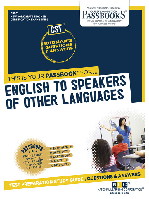 Title details for English to Speakers of Other Languages by National Learning Corporation - Available